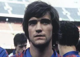 Marcos Alonso, en el Barça que ganó la Liga en la temporada 84-85