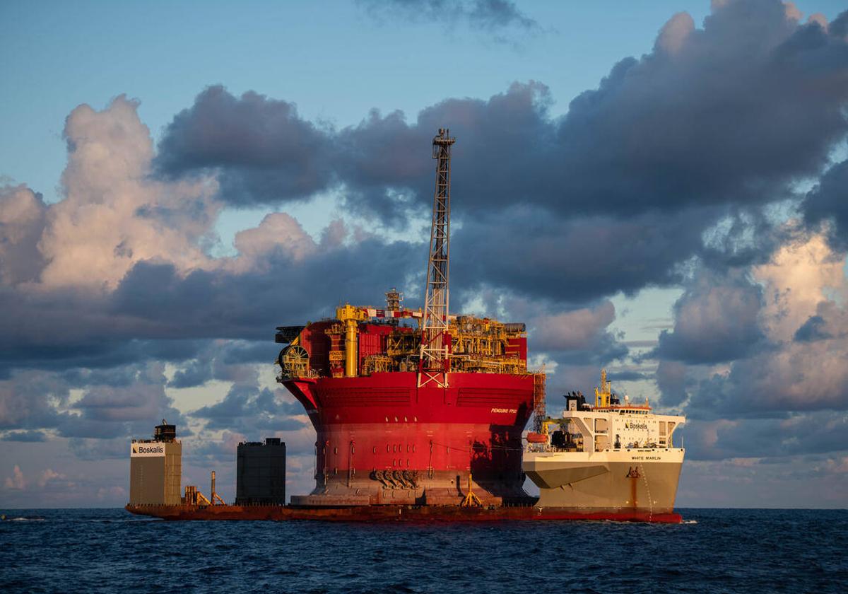 Plataforma de Shell en el Atlántico