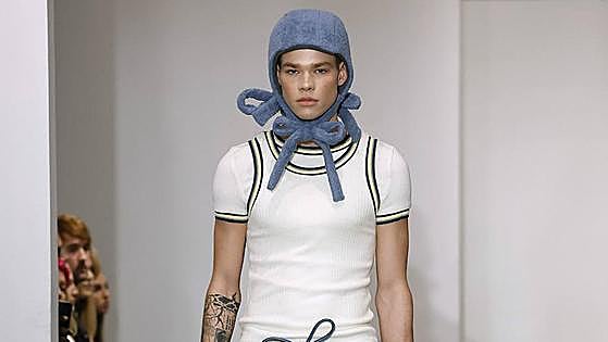 Palomo regresa a la infancia en su desfile en Nueva York