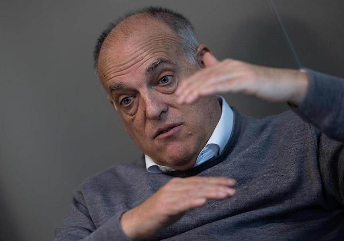 Javier Tebas, presidente de LaLiga.