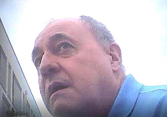 David Smith capturado por una cámara de la Policía