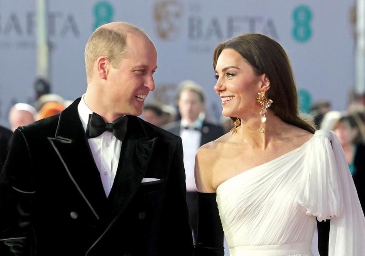 El príncipe Guillermo y Kate Middleton.