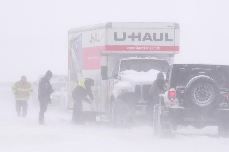 Un temporal de frío y nieve congela el norte de EE UU