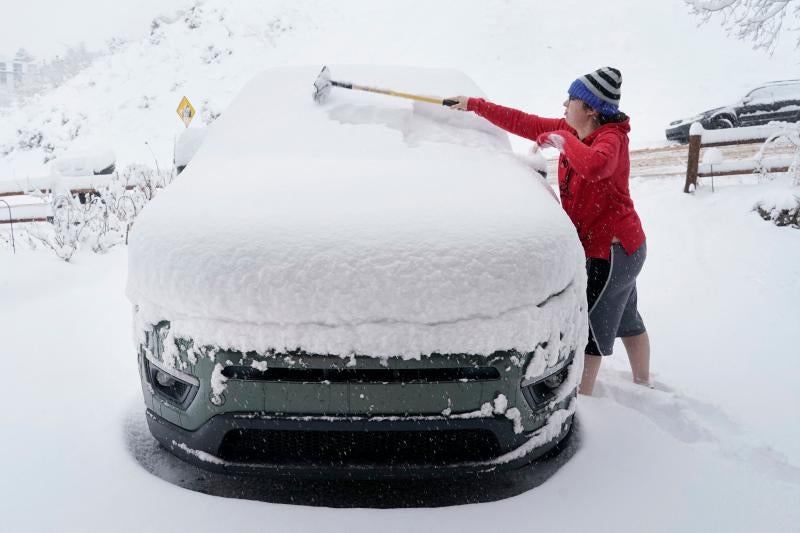 Un temporal de frío y nieve congela el norte de EE UU