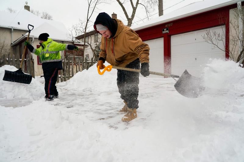 Un temporal de frío y nieve congela el norte de EE UU