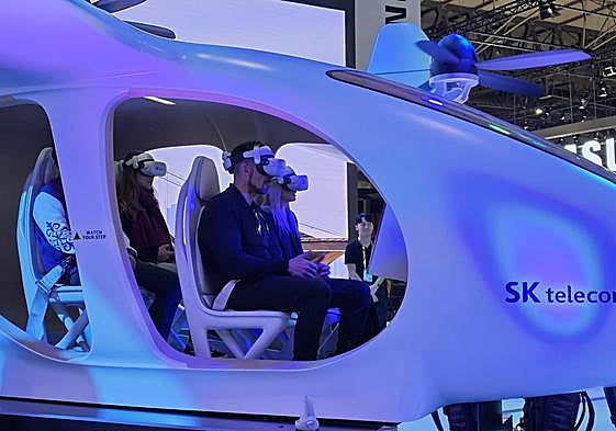 Volando teniendo los pies en la tierra gracias a la realidad virtual.