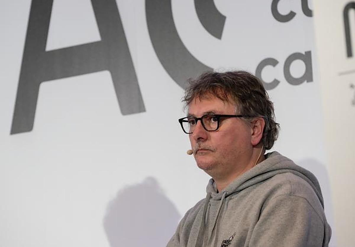El chef Andoni Aduriz, en el acto de presentación de MACC, en Madrid.