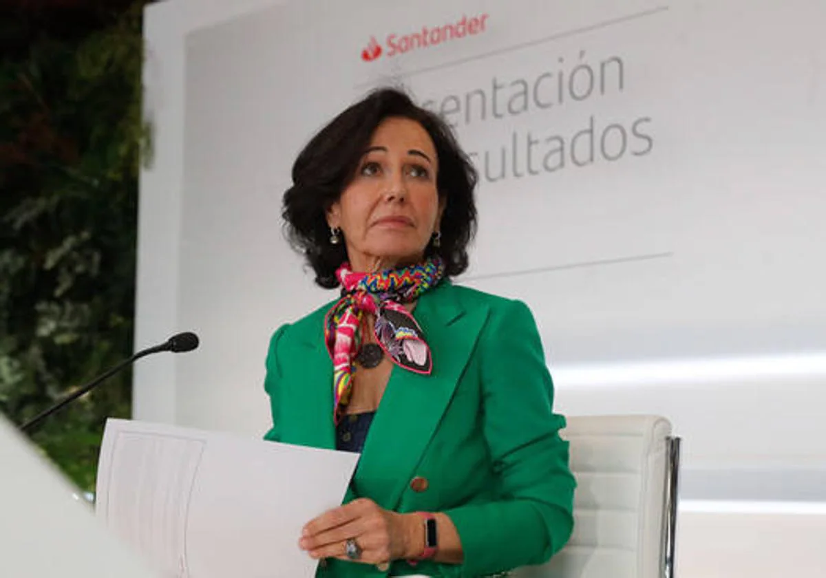 Ana Botín, presidenta del Banco Santander