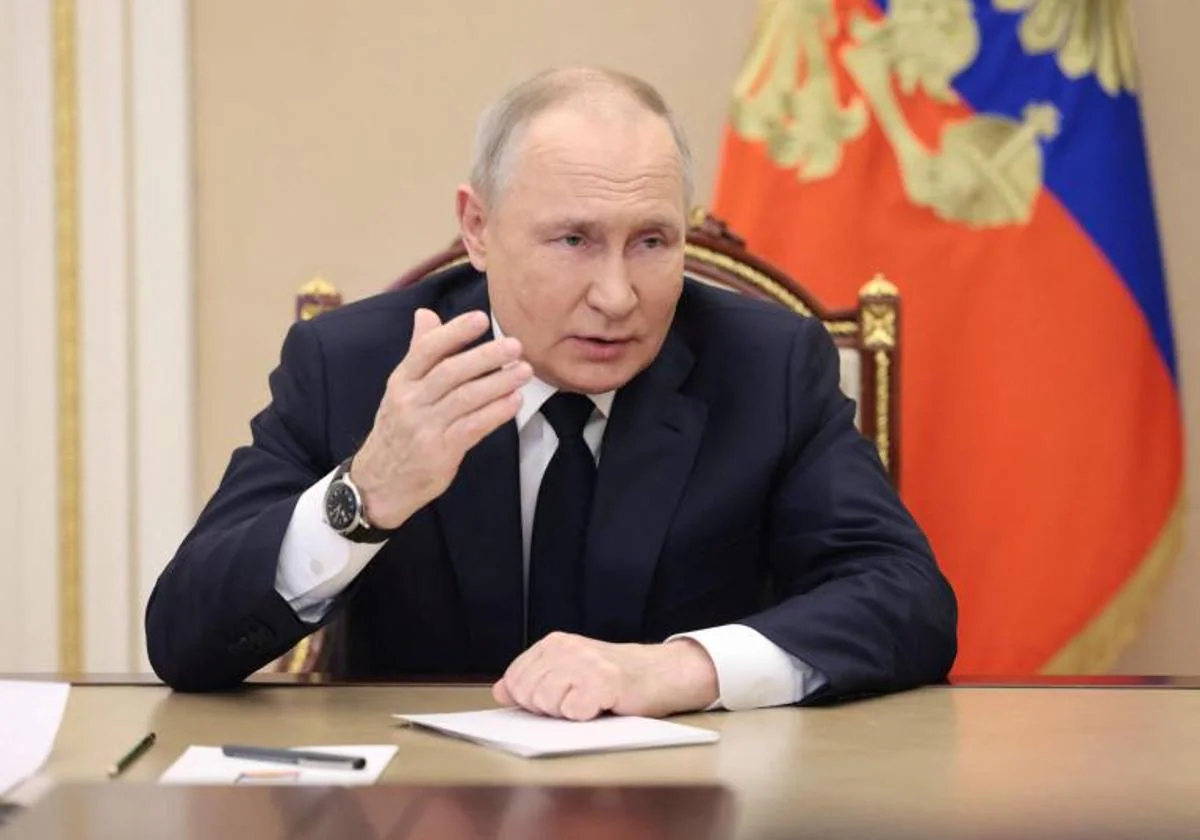 El presidente ruso, Vladímir Putin, este jueves en Moscú