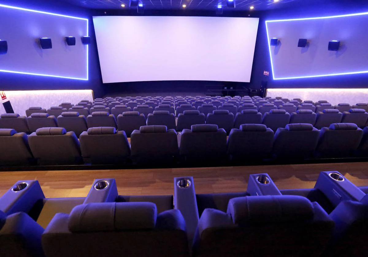 Una sala de cine.