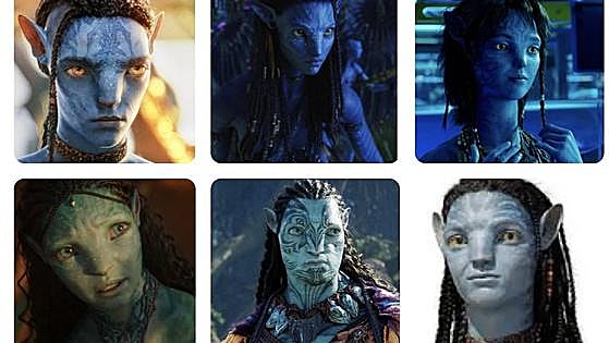 Todas las caras de 'Avatar'