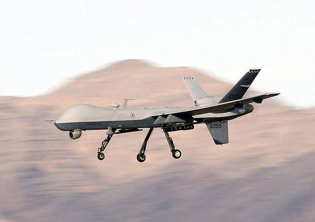 El dron estadounidense MQ-9 Reaper, en acción.