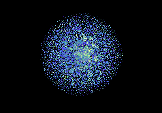 Imagen de la web del modelo ESM Fold de Meta.