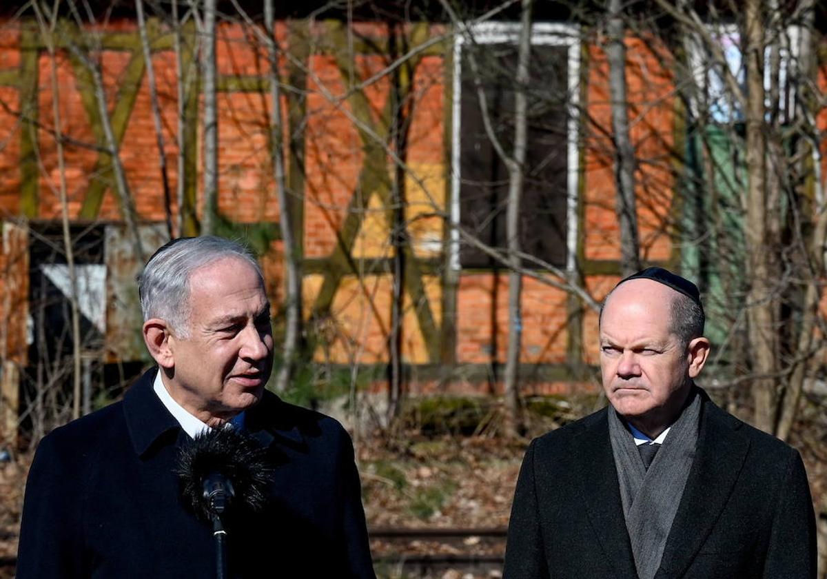 Benyamin Netanyahu y Olaf Scholz se han visto esta semana en Berlín.