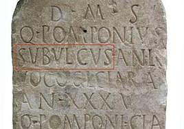 Encuentran en Granada un nuevo nombre hasta ahora inédito en el mundo romano