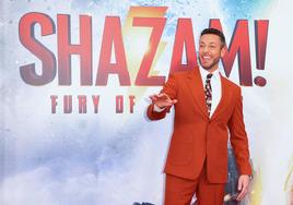 Zachary Levi, protagonista de '¡Shazam! La furia de los dioses'.