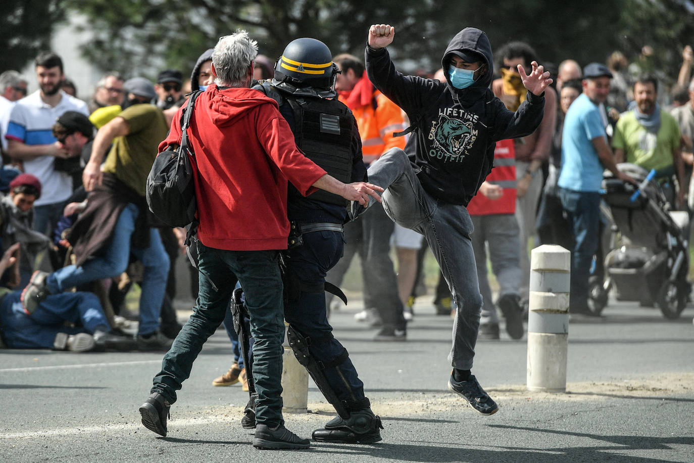 Crece la indignación en Francia por la reforma de las pensiones