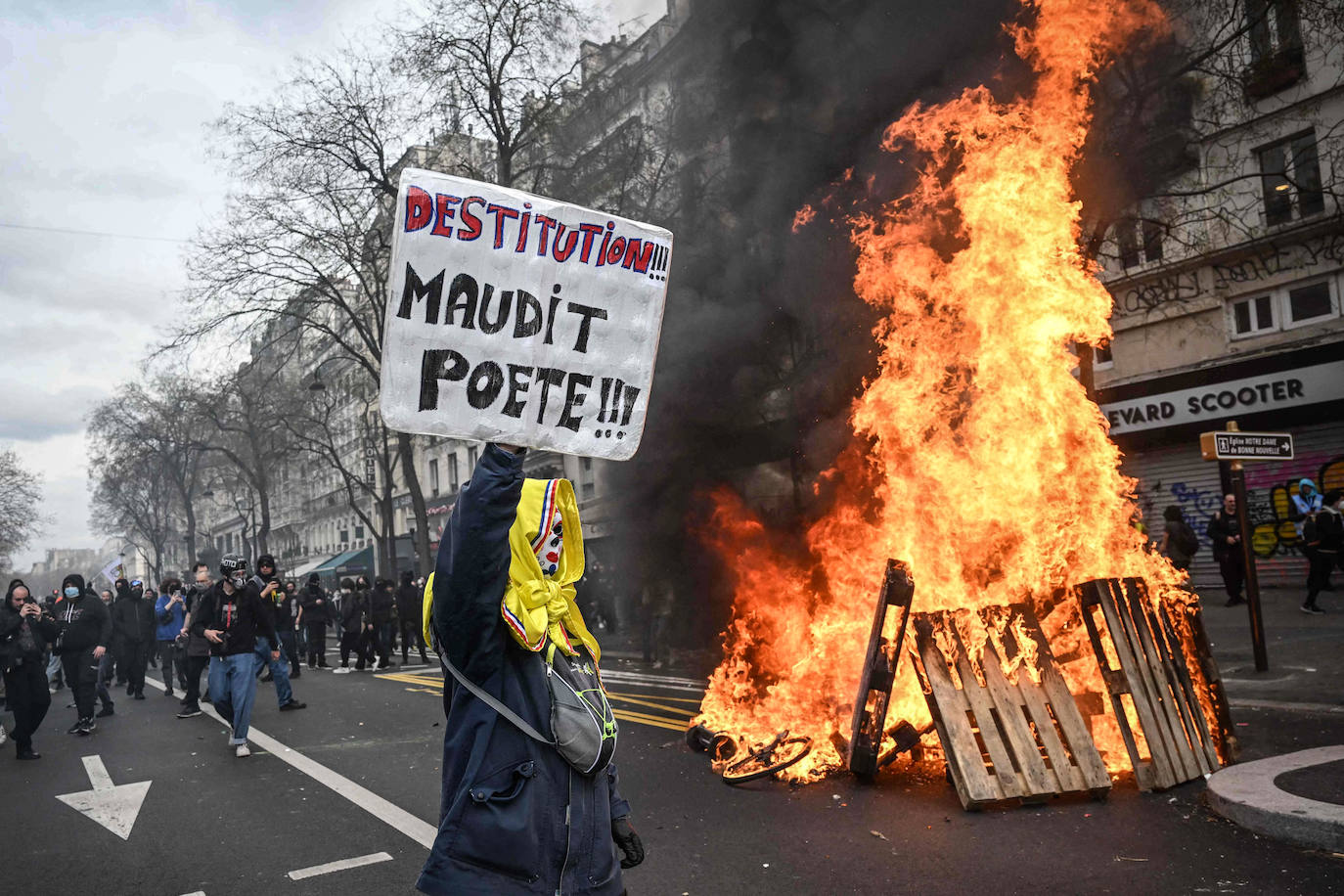 Crece la indignación en Francia por la reforma de las pensiones