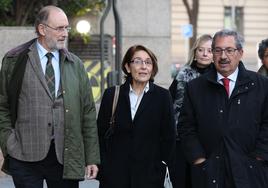 Concepción Sáez junto a otros miembros del CGPJ el pasado mes de diciembre.