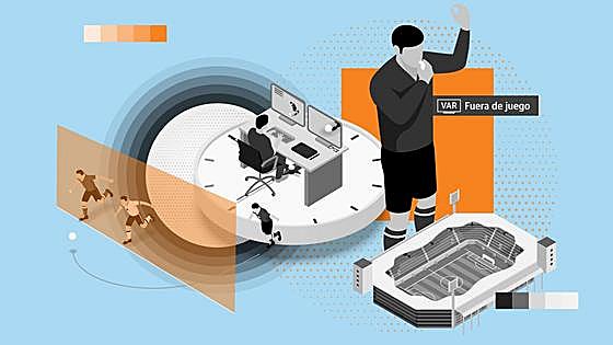 Así funciona el fuera de juego semiautomático