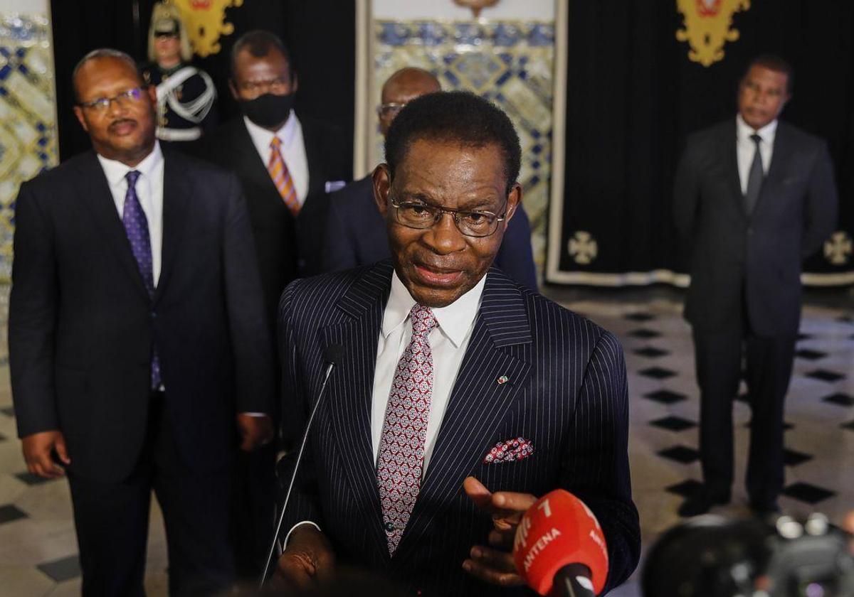 Teodoro Obiang, presidente de Guinea Ecuatorial.