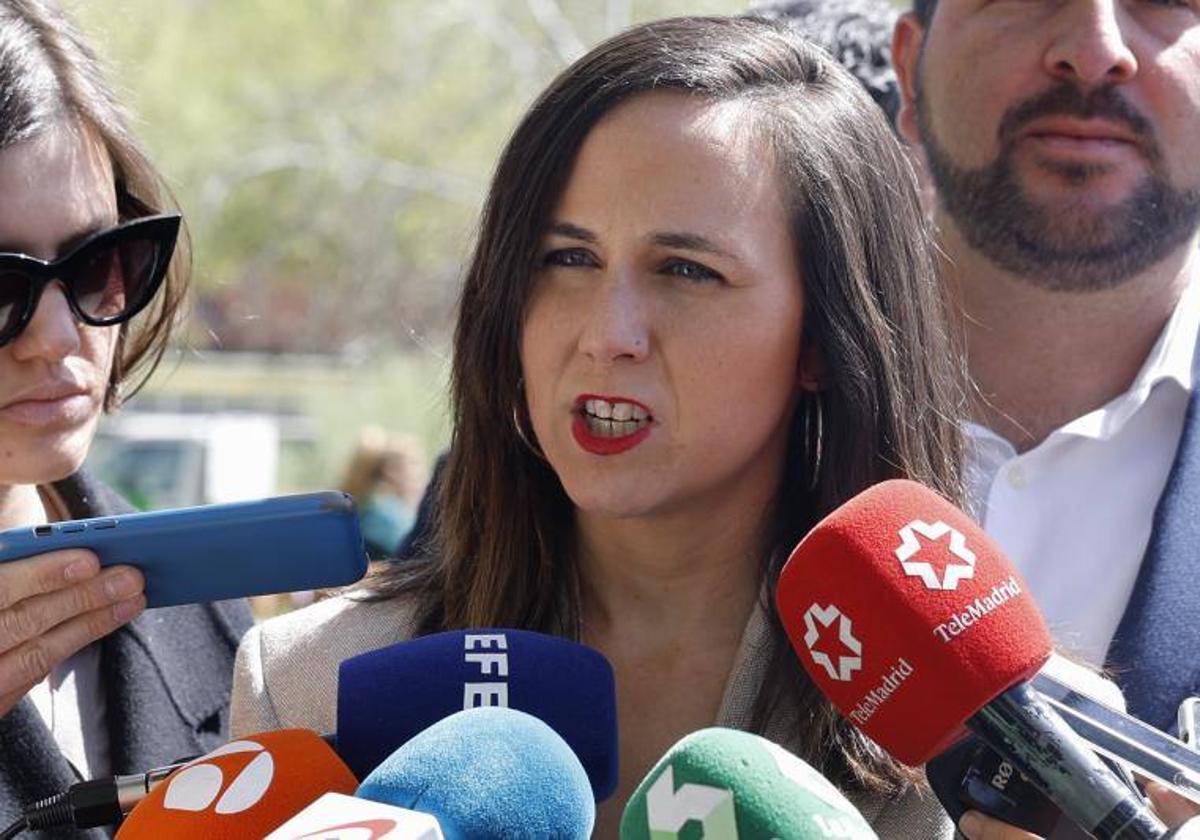 La ministra de Derechos Sociales, Ione Belarra.