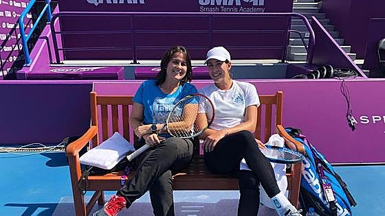 Garbiñe Muguruza y Conchita Martínez se separan