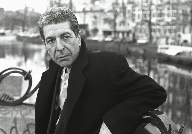 El poeta, narrador, cantante y compositor canadiense Leonard Cohen en 1988 en Ámsterdam.