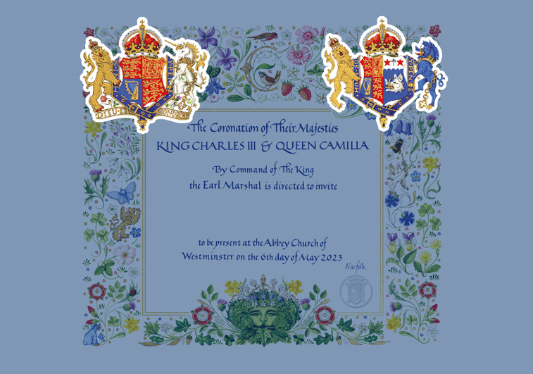 Los mensajes ocultos de la invitación a la coronación de Carlos III