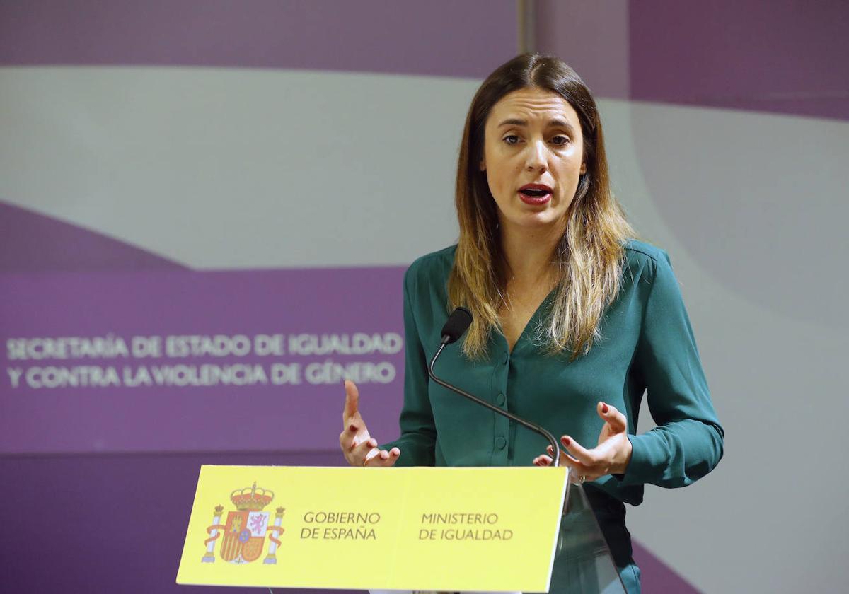 Irene Montero, ministra de Igualdad