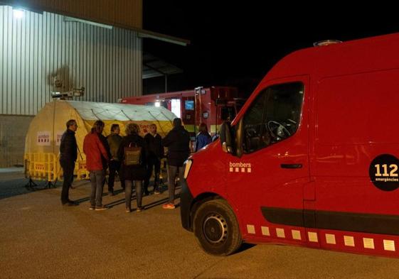 Centro de mando de Bombers de la Generalitat en Maials (Lleida).