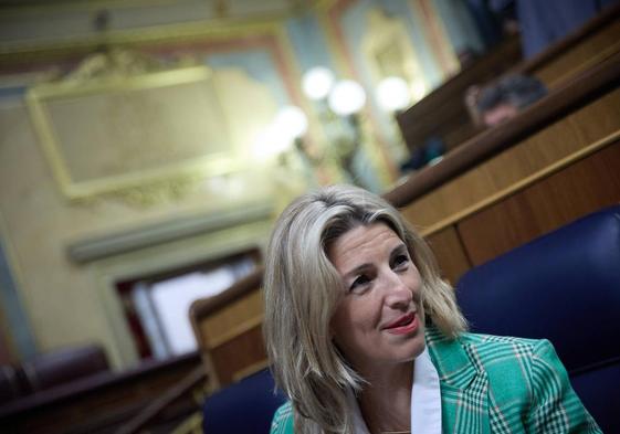 Yolanda Díaz, vicepresidenta segunda del Gobierno y dirigente de Sumar