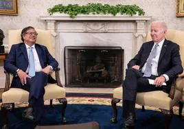 El presidente de Estados Unidos, Joe Biden, se reúne con el presidente de Colombia, Gustavo Petro, en la Casa Blanca en Washington