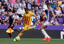 El Valladolid gana al Girona y se aleja del descenso