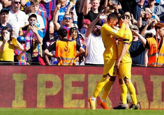 El gol de Ferran Torres en el triunfo del Barcelona ante el Atlético