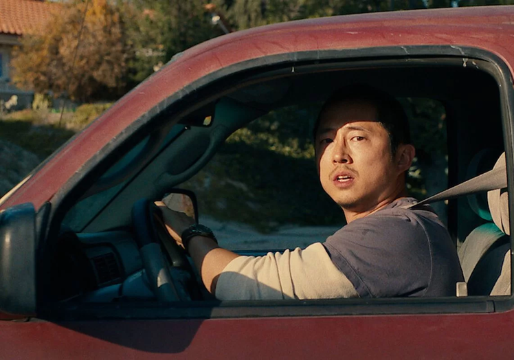 Furia en la carretera. En la imagen, Danny Cho (Steven Yeun)