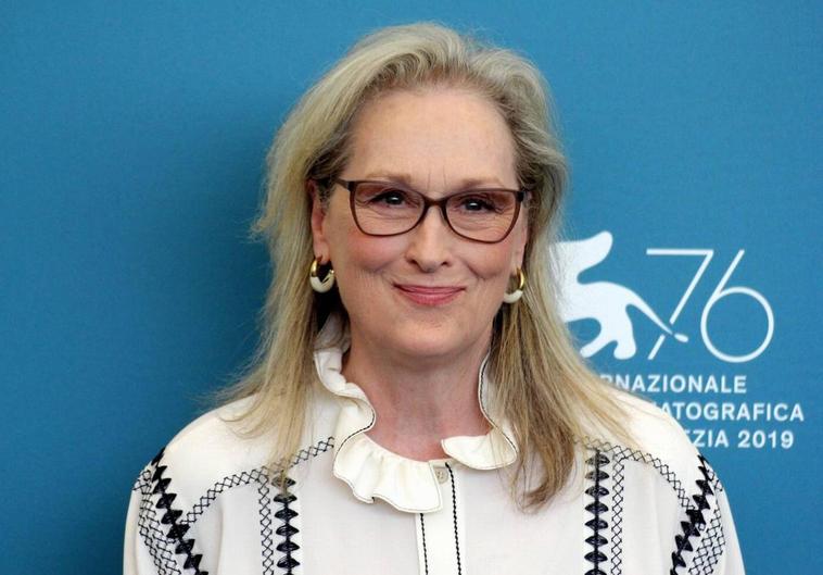 La actriz Meryl Streep en el Festival de Venecia de 2019.