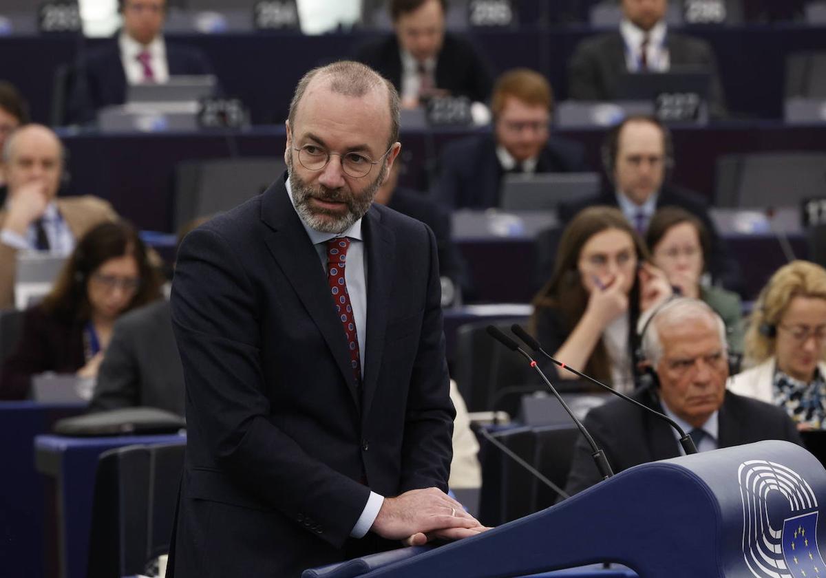 El líder del Partido Popular Europeo (PPE), Manfred Weber.