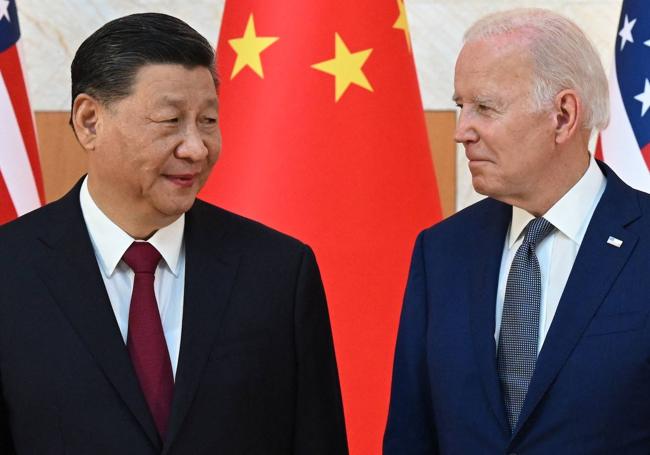 Xi Jinping y Joe Biden, el pasado noviembre, en la cumbre del G20 en Bali.