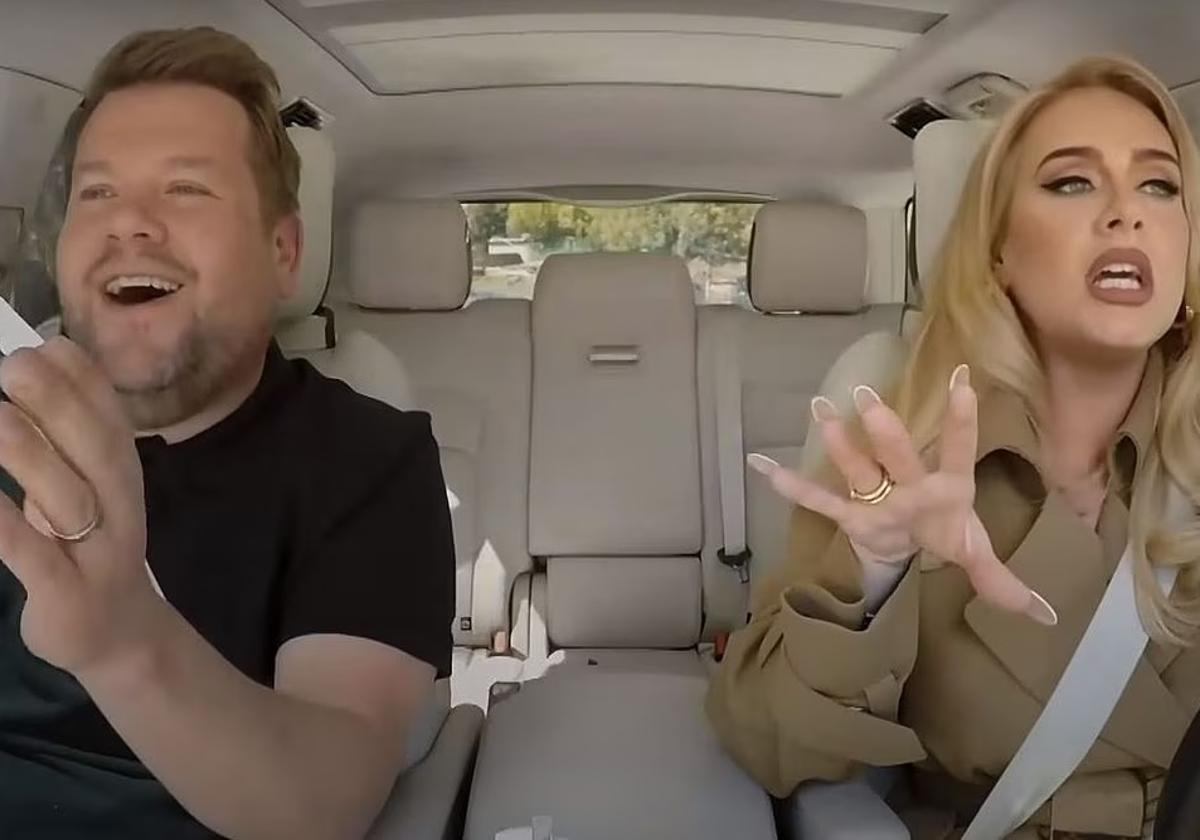 Un momento de 'Carpool Karaoke'.