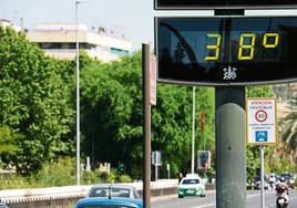 Temperatura de 38 grados que se alcanzó el pasado 27 de abril en Córdoba.