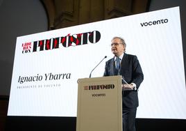 Ignacio Ybarra, presidente de Vocento, se dirige a los asistentes