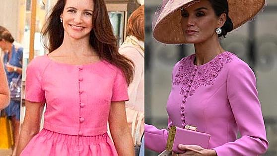 Letizia fue vestida a la coronación como una chica de 'Sexo en Nueva York'