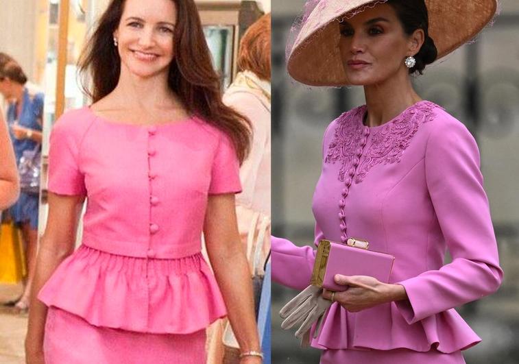 Letizia fue vestida a la coronación como una chica de 'Sexo en Nueva York'