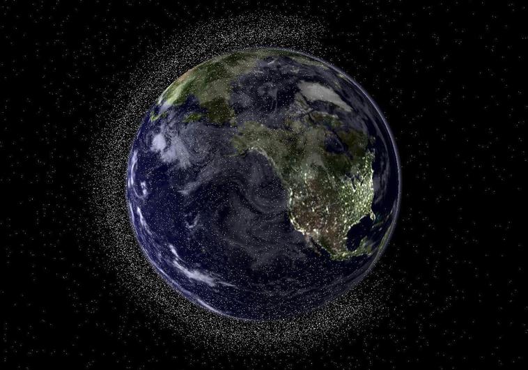 Vista espacial de la Tierra.