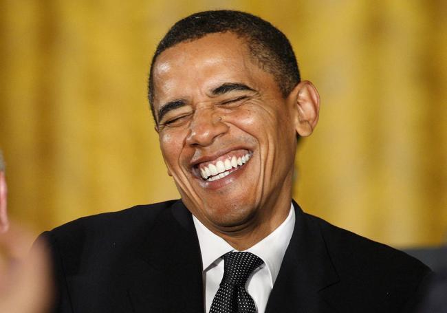 La de Barack Obama, dicen los expertos, en una sonrisa auténtica.