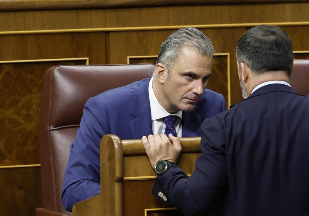 El candidato de Vox a la alcaldía de Madrid, Javier Ortega Smith