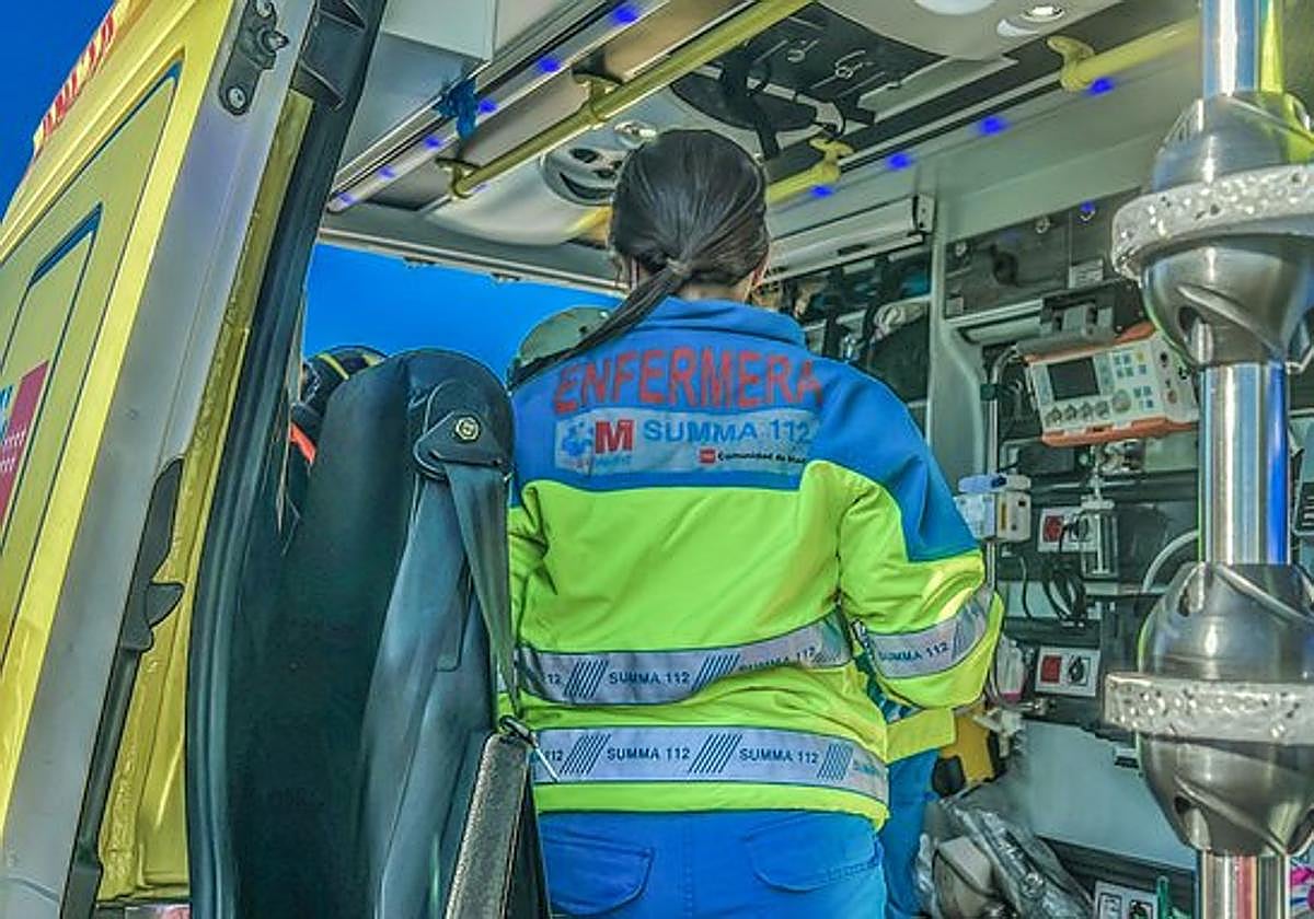 Una enfermera del Summa 112.