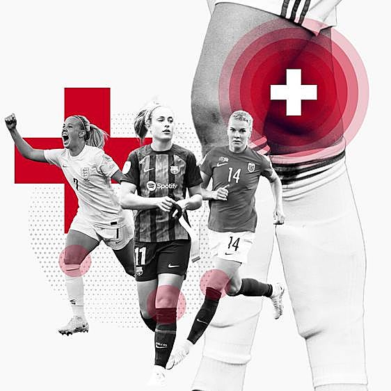 La pesadilla del fútbol femenino es el ligamento cruzado