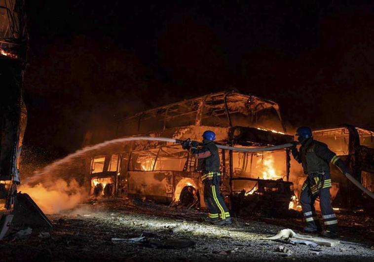 Noveno ataque ruso contra Kiev con misiles y drones en menos de un mes